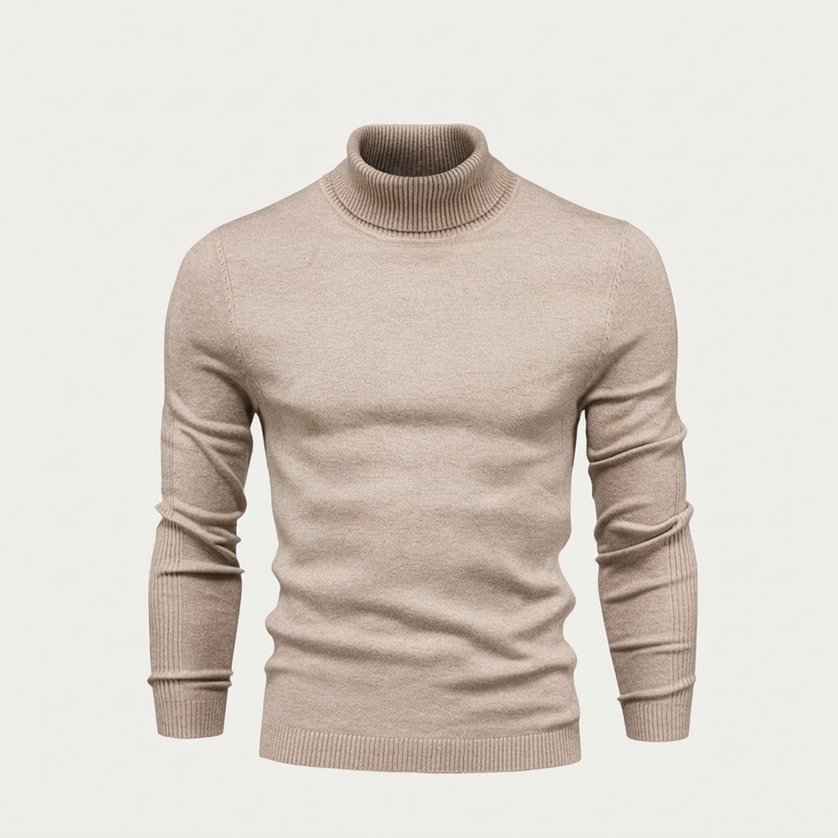 RL Turtleneck Cable-Knit Wool Knit Sweater